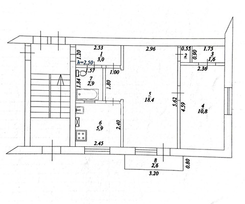 Продам двухкомнатную (2-комн.) квартиру, Красная ул, 42, Славянск-на-Кубани г