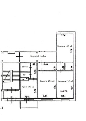 Продам трехкомнатную (3-комн.) квартиру, Невская ул, 1/2, Всеволожск г