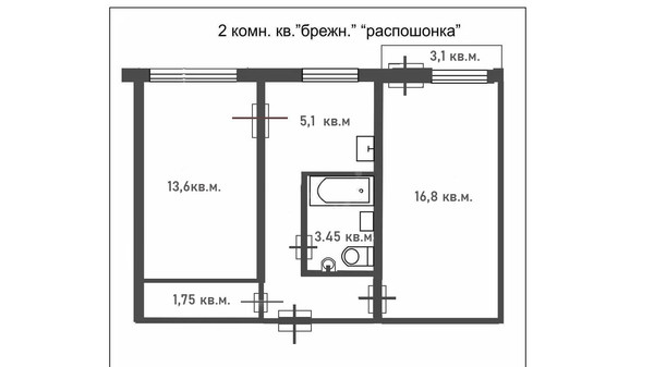 Продам двухкомнатную (2-комн.) квартиру, Ульянова Дмитрия ул, 30, Ялта г