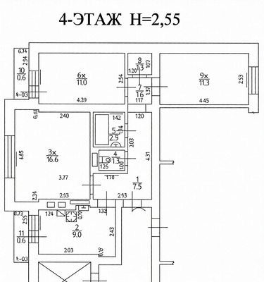 Продам трехкомнатную (3-комн.) квартиру, Печатная ул, 47, Калининград г