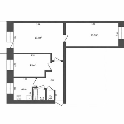 Продам трехкомнатную (3-комн.) квартиру, Комбинатская ул, 38, Тюмень г