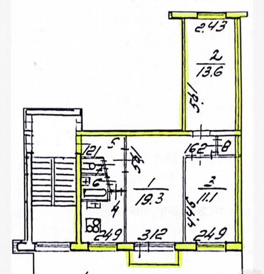Продам трехкомнатную (3-комн.) квартиру, Космонавтов пр-кт, 70А, Санкт-Петербург г