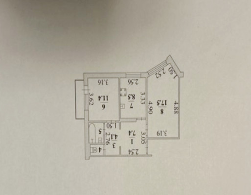 Продам двухкомнатную (2-комн.) квартиру, Жуковского ул, 2Б, Липецк г