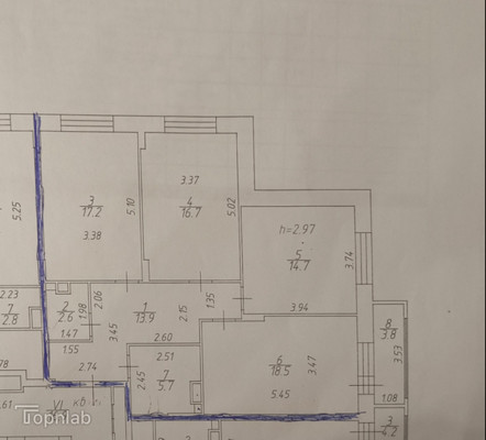 Продам трехкомнатную (3-комн.) квартиру, Бачуринская ул, 19, Коммунарка п