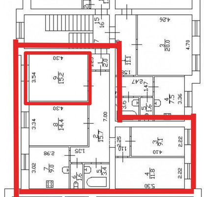 Продам комнату в 4-комн. квартире, Большеохтинский пр-кт, 25/5, Санкт-Петербург г