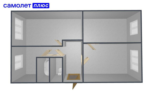 Продам трехкомнатную (3-комн.) квартиру, Карла Маркса ул, 25, Фокино г