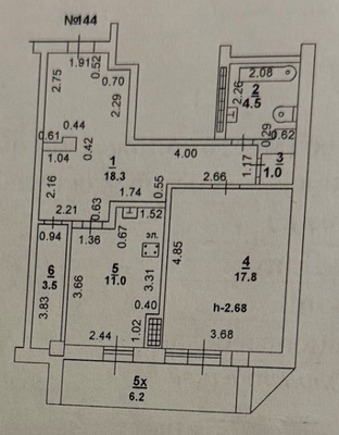 Продам однокомнатную (1-комн.) квартиру, Борисоглебская ул, 12, Ростов-на-Дону г