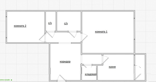 Продам двухкомнатную (2-комн.) квартиру, Генерала Кузнецова ул, 19к1, Москва г