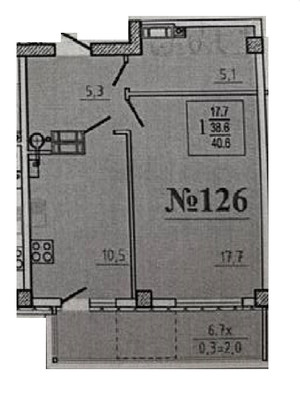Продам однокомнатную (1-комн.) квартиру, 51-й Армии ул, 55, Симферополь г