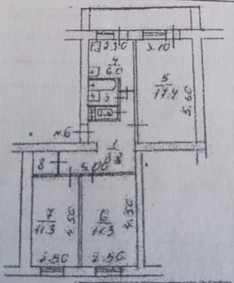 Продам трехкомнатную (3-комн.) квартиру, Утренняя ул, 10, Малый Маяк с