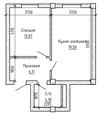 Продам однокомнатную (1-комн.) квартиру, Байсултанова ул, 28, Нальчик г