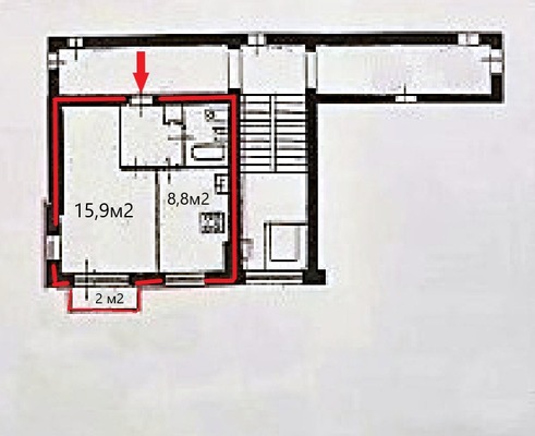 Продам однокомнатную (1-комн.) квартиру, Космонавтов пр-кт, 27к1, Санкт-Петербург г
