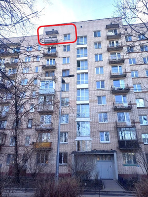 Продам однокомнатную (1-комн.) квартиру, Космонавтов пр-кт, 27к1, Санкт-Петербург г