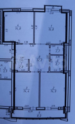 Продам трехкомнатную (3-комн.) квартиру, Комсомольская ул, 15, Уфа г