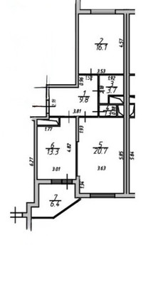 Продам двухкомнатную (2-комн.) квартиру, Северное ш, 42, Раменское г
