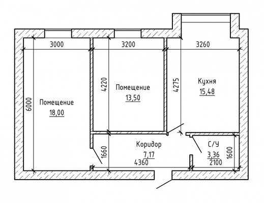Продам двухкомнатную (2-комн.) квартиру, Солнечная ул, 7, Нальчик г