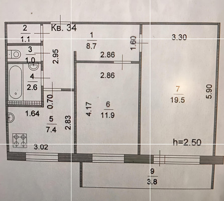 Продам двухкомнатную (2-комн.) квартиру, Строителей ул, 36, Йошкар-Ола г