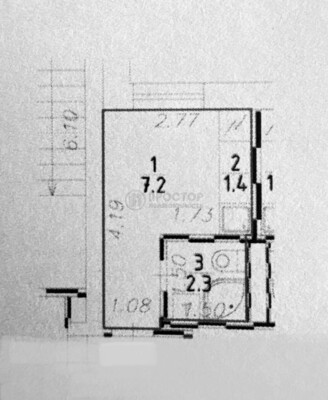 Продам однокомнатную (1-комн.) квартиру, Дегунинская ул, 1к3, Москва г