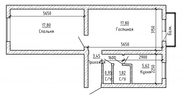 Продам двухкомнатную (2-комн.) квартиру, Кабардинская ул, 57, Нарткала г
