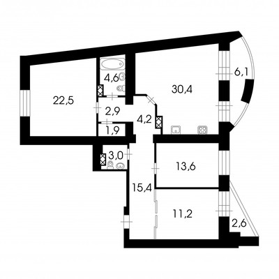 Продам трехкомнатную (3-комн.) квартиру, Савушкина ул, 140, Санкт-Петербург г