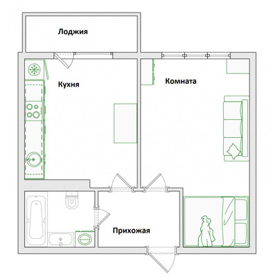 Продам однокомнатную (1-комн.) квартиру, Антонова ул, 76, Пенза г