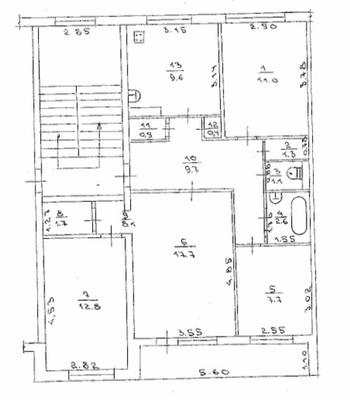 Продам многокомнатную квартиру, Дружбы ул, 3, Парковый п