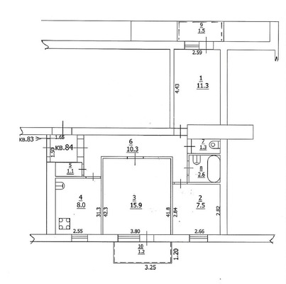 Продам трехкомнатную (3-комн.) квартиру, Красная ул, 48, Кропоткин г