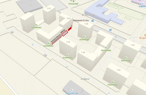 Сдам коммерческое помещение 61 м2, Лесная ул, 2к2, Ерино д