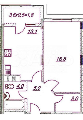 Продам однокомнатную (1-комн.) квартиру, Таманская ул, 121к6, Анапа г