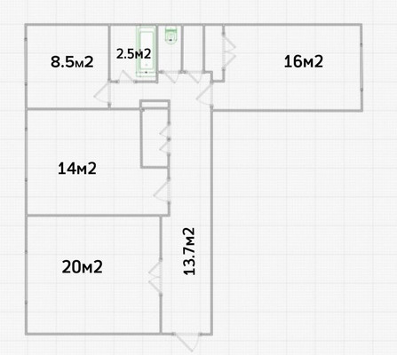 Продам трехкомнатную (3-комн.) квартиру, Московская ул, 4/24, Новомосковск г