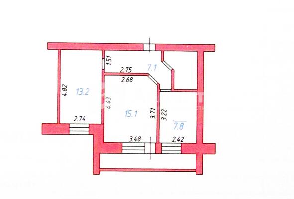 Продам двухкомнатную (2-комн.) квартиру, 3-я Сосневская ул, 120, Иваново г
