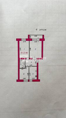 Продам трехкомнатную (3-комн.) квартиру, Дунаева ул, 15, Иваново г