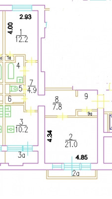 Продам двухкомнатную (2-комн.) квартиру, 1-я Тверская-Ямская ул, 7, Москва г
