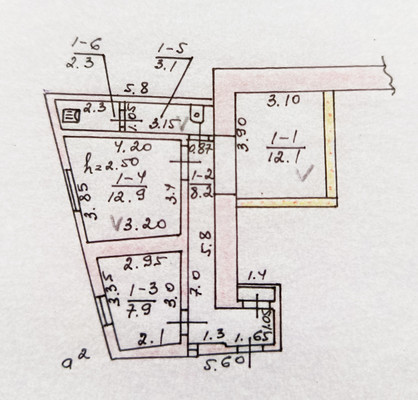 Продам многокомнатную квартиру, Калинина пер, 9, Алупка г