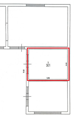 Сдам коммерческое помещение 26 м2, Пехотная ул, 1, Калининград г