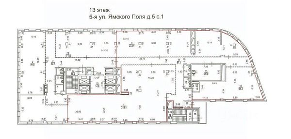 Сдам офисное помещение 353 м2, 5-я Ямского Поля ул, 5 1, Москва г