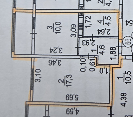 Продам однокомнатную (1-комн.) квартиру, Мраморный пер, 38, Симферополь г