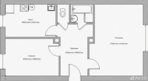 Продам двухкомнатную (2-комн.) квартиру, Шолохова пр-кт, 195, Ростов-на-Дону г