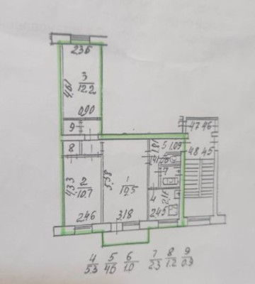 Продам трехкомнатную (3-комн.) квартиру, Кубинская ул, 40, Санкт-Петербург г