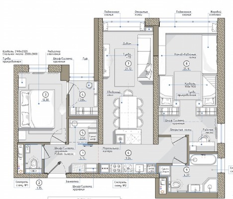 Продам трехкомнатную (3-комн.) квартиру, Зорге ул, 9к2, Москва г
