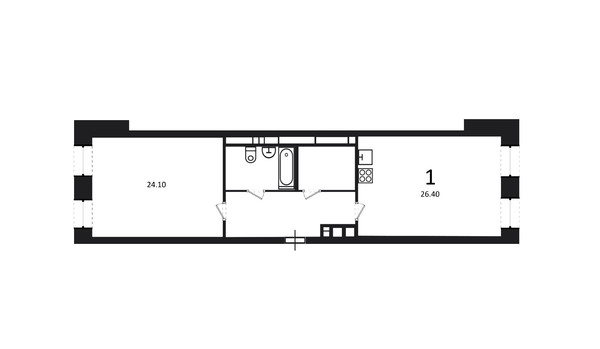 Продам однокомнатную (1-комн.) квартиру, Светланова ул, 11к2, Москва г