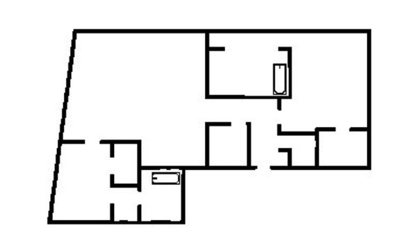 Продам трехкомнатную (3-комн.) квартиру, 1-й Красногвардейский проезд, 21к2, Москва г