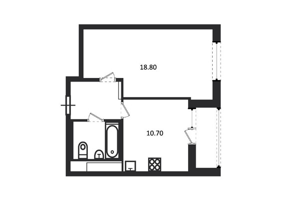 Продам однокомнатную (1-комн.) квартиру, Кусковская ул, 12к1, Москва г