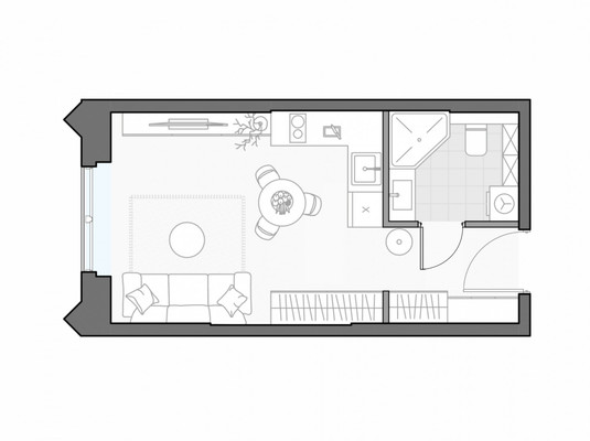 Продам однокомнатную (1-комн.) квартиру, Академика Королева ул, 21, Москва г