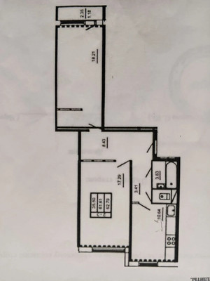 Продам двухкомнатную (2-комн.) квартиру, Западный проезд, 12, имени Свердлова гп