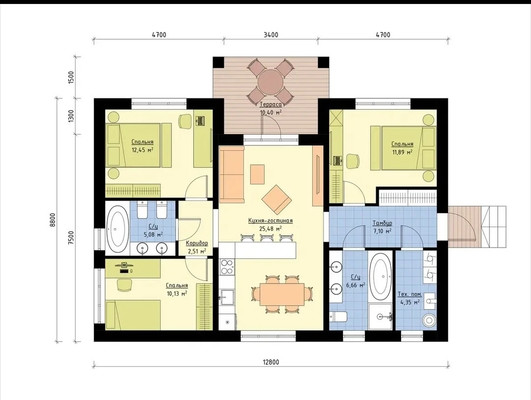 Продам дом, Мира ул, Мирное с, 0 км от города