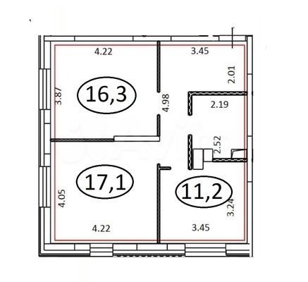 Продам двухкомнатную (2-комн.) квартиру, Инициативная ул, 7кв, Люберцы г