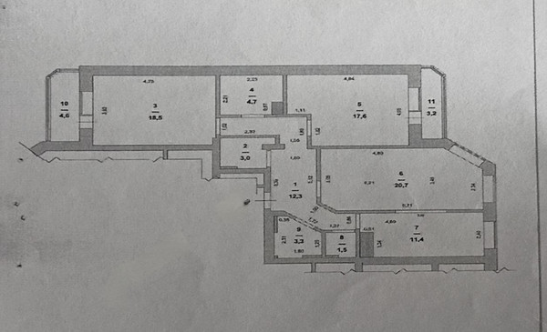 Продам трехкомнатную (3-комн.) квартиру, Ямская ул, 10, Ханты-Мансийск г