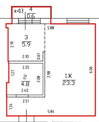 Продам однокомнатную (1-комн.) квартиру, Гурьевская ул, 21к3, Малое Исаково п