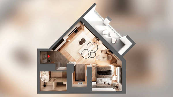 Продам однокомнатную (1-комн.) квартиру, Молодой гвардии ул, 36, Калининград г